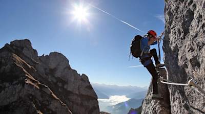 Seekarlspitze: Einer von 5 Klettersteigen im Rofan