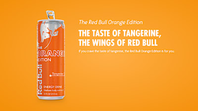 奥地利红牛推出热带橙劲能饮料