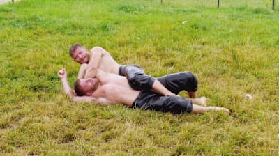 When the stomach sees the sky, the fight is over.