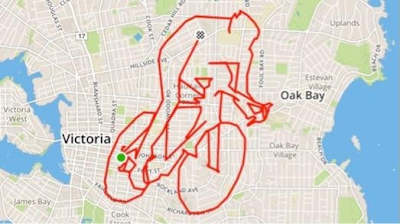 Switch strava on then forget about it while you ride
