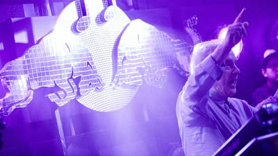 Giorgio Moroder actúa en Deep Space, en Output, durante la Red Bull Music Academy de New York.