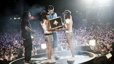 Chuty gana la Red Bull Batalla de los Gallos en Sevilla, España.