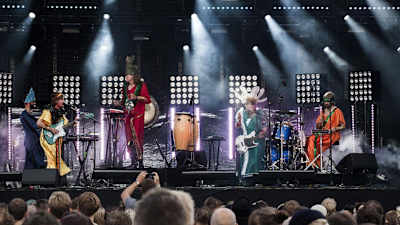 Rubik, le groupe de rock indé finlandais, au Flow Festival d'Helsinki, Finlande 2013