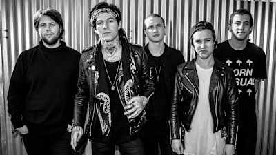 The Neighbourhood au Red Bull Sound Space dans les studios de la radio KROQ à Los Angeles.