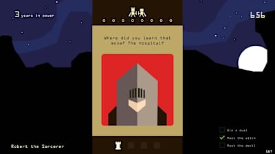 Régenter l’État d’un seul doigt: Reigns.