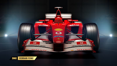 It’s not pretty, but it was definitely quick The front of a Ferrari F2002 in F1 2017