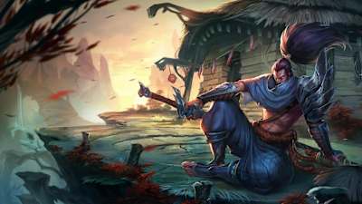 A shot of League of Legends' Yasuo, one of the most annoying champions in the eSports game according to Red Bull eSports.
