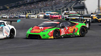 A screenshot of a Lamborghini from Project CARS 2.