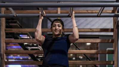 Pull-ups are one of Ashwini's favourite exercises