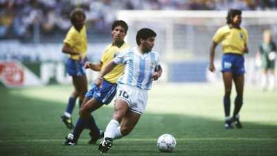 Maradona desequilibrou contra o Brasil