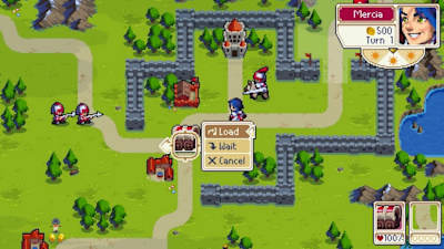 A screenshot of a wagon in Wargroove.