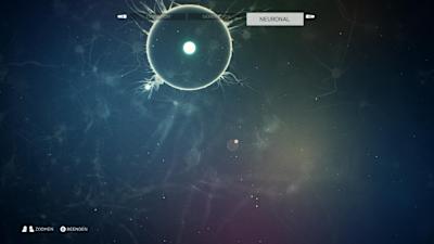 Durch eure Taten sammelt ihr neuronale Energie und schaltet so neue Fähigkeiten und Anpassungen für künftige Generationen frei