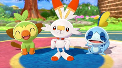 Startowe Pokémony z Pokémon Sword & Shield: Grookey, Scorbunny i Sobble