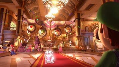 Das Luxushotel in Luigi's Mansion 3. Der Schauplatz des Action-Adventures überzeugt mit Abwechslung und schicken Details.