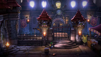 Das düstere Geisterschloss. Technisch überzeugt Luigi's Mansion 3 auf ganzer Linie und besticht durch schicke Details und Effekte