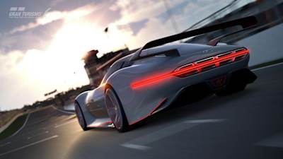 Der Mercedes-Benz AMG Vision Gran Turismo Racing Series kombiniert die klassische Designsprache der Stuttgarter mit modernen Elementen