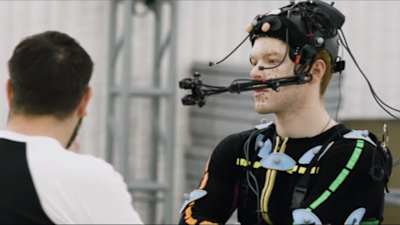 Cameron Monaghan bei den Motion Capturing Aufnahmen für Star Wars Jedi: Fallen Order