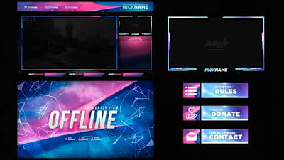 Stream overlays and images help with professionalism