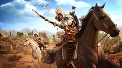 Assassin's Creed's Bayek in action, as usual!