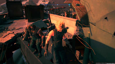 A screenshot from Final Fantasy 7 Remake