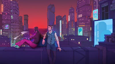 The Red Strings Club's key art style is reminiscent of Art Adams