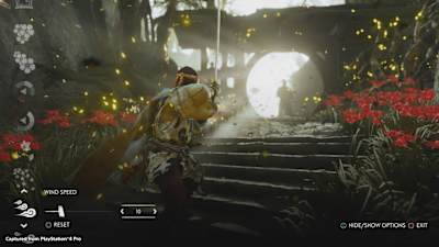 Der Ghost of Tsushima Fotomodus fällt umfangreich aus. Immer wieder bannen wir die ästhetische Optik des PS4-Abenteuers auf Screenshots