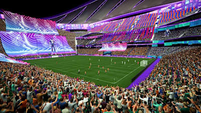 Ein Stadion in FIFA 22 Ultimate Team.