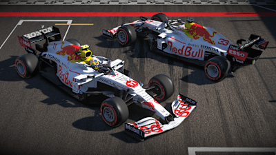 The White Edition Bulls In F1 2021