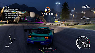 Screenshot aus GRID Legends zeigt ein Drift-Event