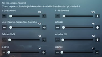 PUBG Mobile Emulator Ateş Etme Animasyon Hassasiyeti