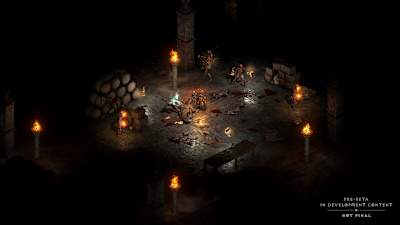 One of Diablo 2: Resurrected's darker dungeons