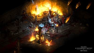Andariel unleashes a firestorm of power