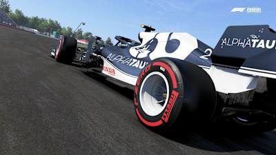 Screenshot des Alpha Tauri in F1 2021
