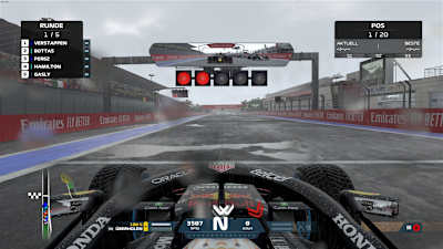 Screenshot von Max Verstappen beim Grand Prix von Frankreich in Le Casetellet in F1 2021.