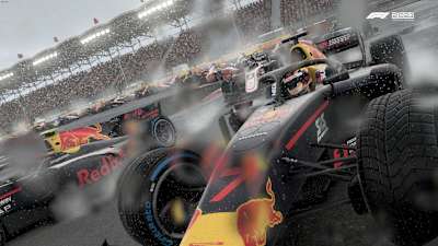 Screenshot der Formel 2 in F1 2021 beim Grand Prix von Bahrain