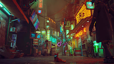 這個街道很精美、氣氛滿分。當然同樣的也是要你數次無情折返跑