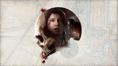 Promotional artwork for The Dark Pictures Anthology - The Devil in Me featuring the ghost of the notorious H. H. Holmes