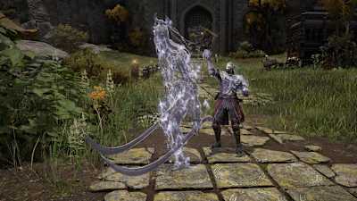 Screenshot aus Elden Ring zeigt ein Summoning