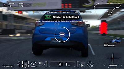Screenshot aus Gran Turismo 7 zeigt die Lizenzprüfung B-1