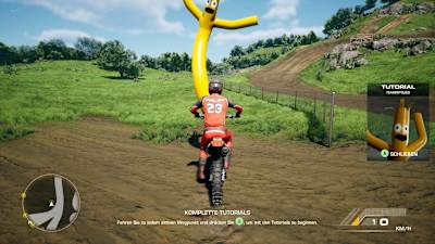 Screenshot aus MX vs ATV Legends zeigt den Fahrer auf einem Motocross-Bike