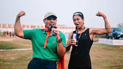 Mallika Fernandes after winning Wild Warrior