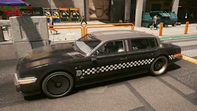 The car that talks back and reluctantly taxis you about Night City