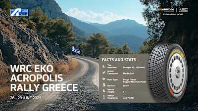 Hankook Tyre Information, WRC EKO Acropolis Rally Greece 2025