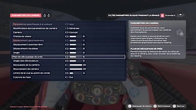 La capture d'écran de F1 25 montre les adaptations de la caméra. 