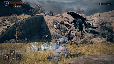 Le Rapace Funèbre dans Elden Ring Nightreign. 