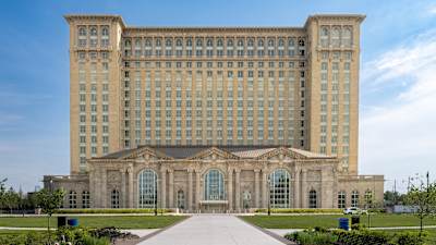 Before and After: Michigan Train Station