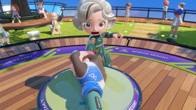 Daumenringen ist ein neuer "Sport" in Switch Sport Resort