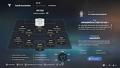 FC 26 Spielerrollen für den FC Thun.