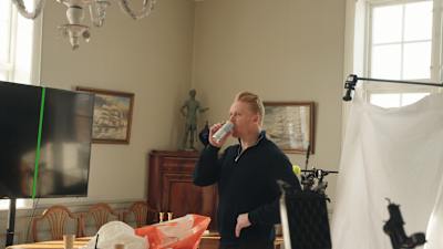 Didrik Dimmen på shoot med Red Bull