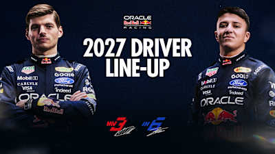 Red Bull Racing rijdt in 2027 met Verstappen en Hadjar.
